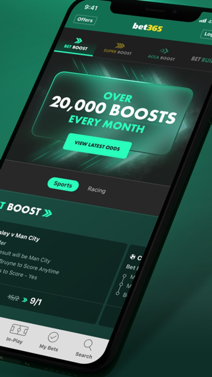 bet365 live in-play betting markets